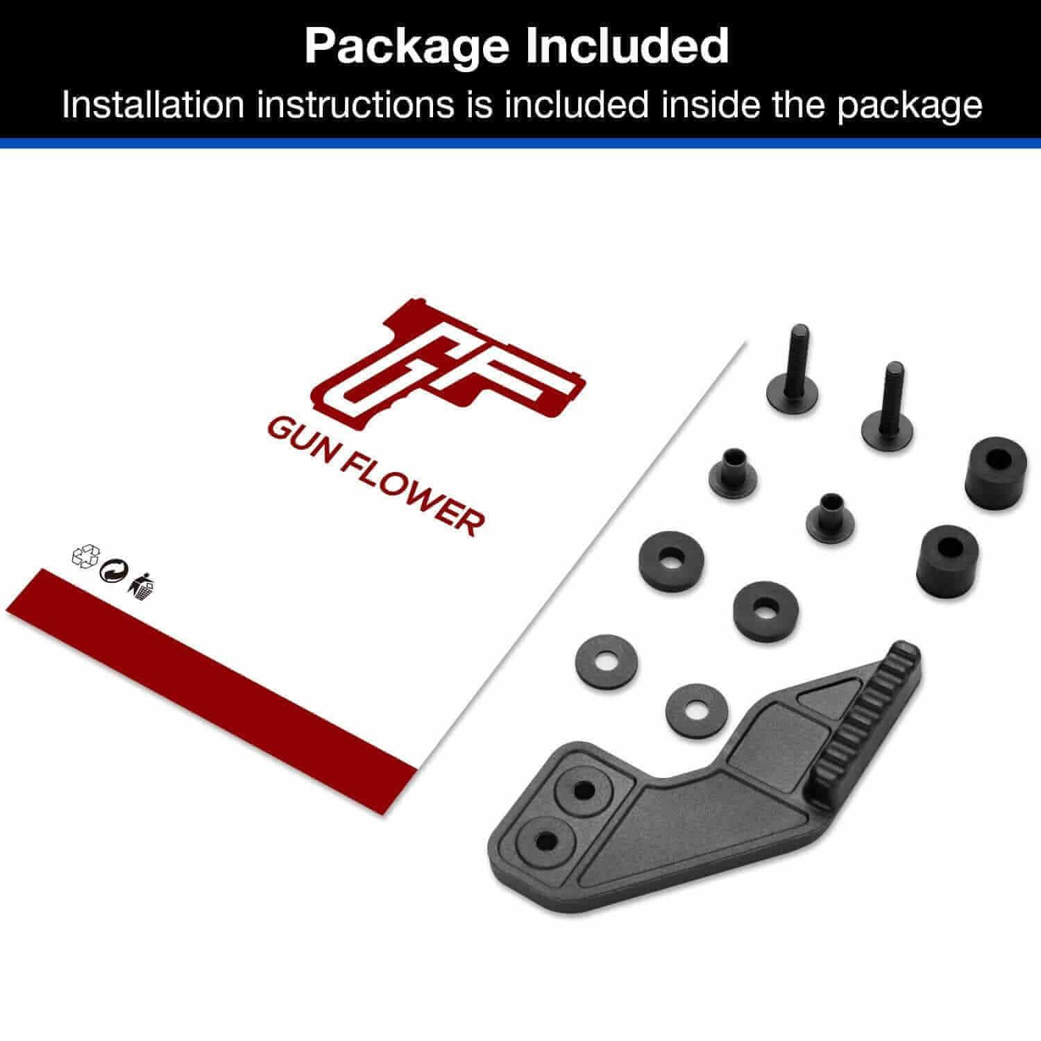 Concealment Wing Concealed Carry Kydex Holster Claw for IWB Holsters | Gun & Flower - Polymerholster