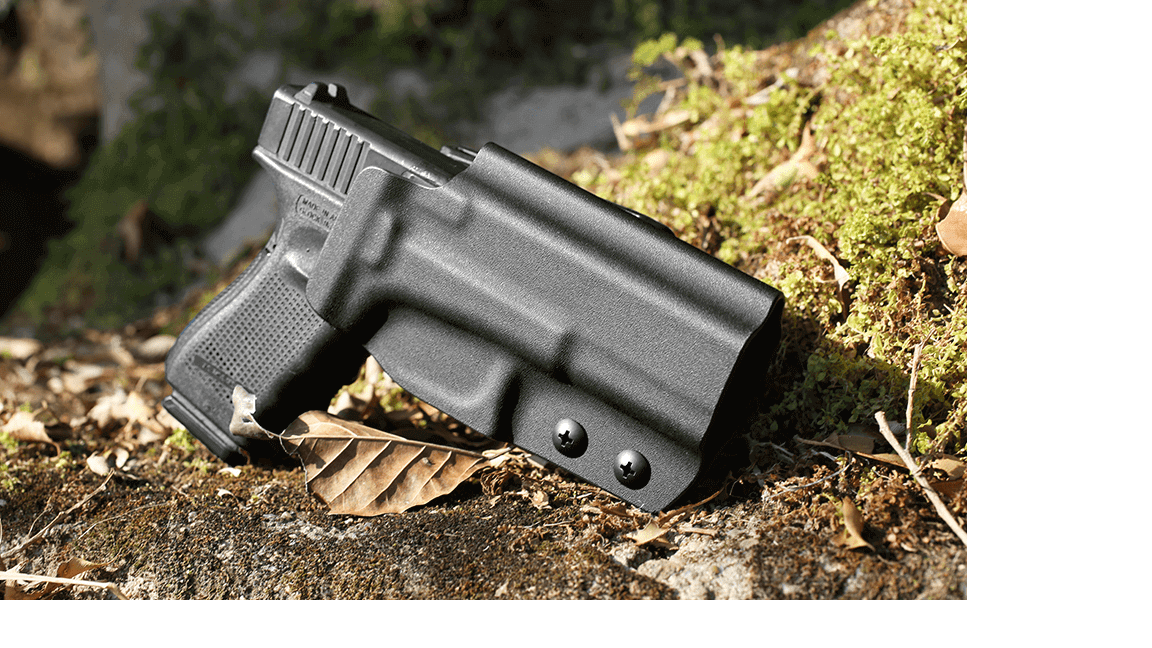 Glock 17/19/19X/21/22/26/27/31/32/33 OWB Kydex Holster , Right Hand | Gun & Flower