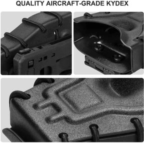 Kydex Handcuff Case/holster/holder fit 1.5" 1.75" 2.0 and 2.25'' Belt | Gun & Flower