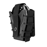 Kydex Handcuff Case Fast Draw Adjustable with Strap Removable,Belt Clip/Molle | Gun & Flower - Polymerholster
