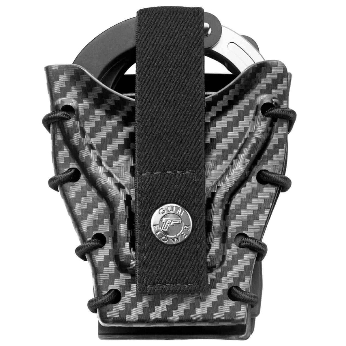 Carbon Fiber Kydex Universal Handcuff Case Fit ASP & Hinged Handcuff & Chain Handcuffs