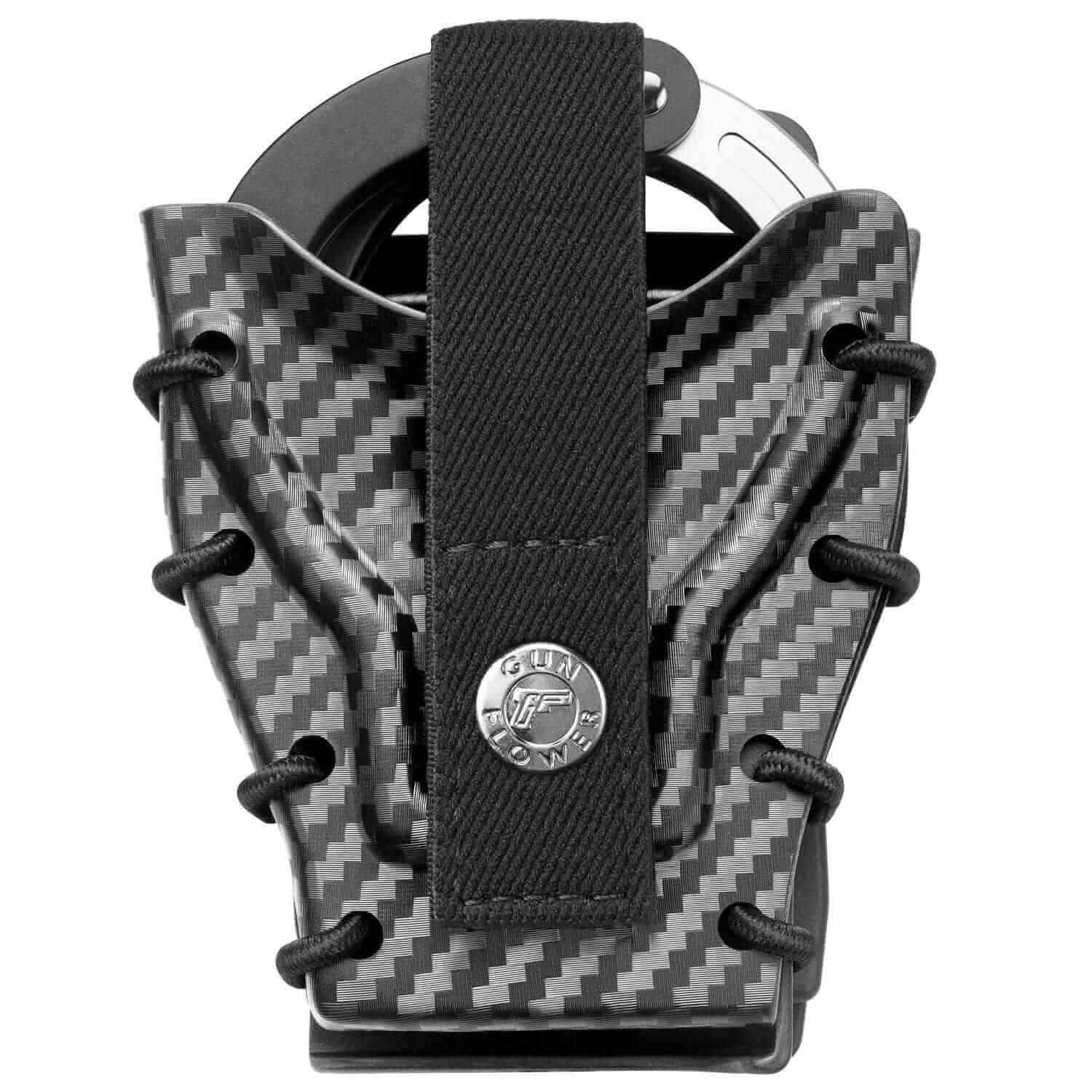 Carbon Fiber Kydex Universal Handcuff Case Fit ASP & Hinged Handcuff & Chain Handcuffs