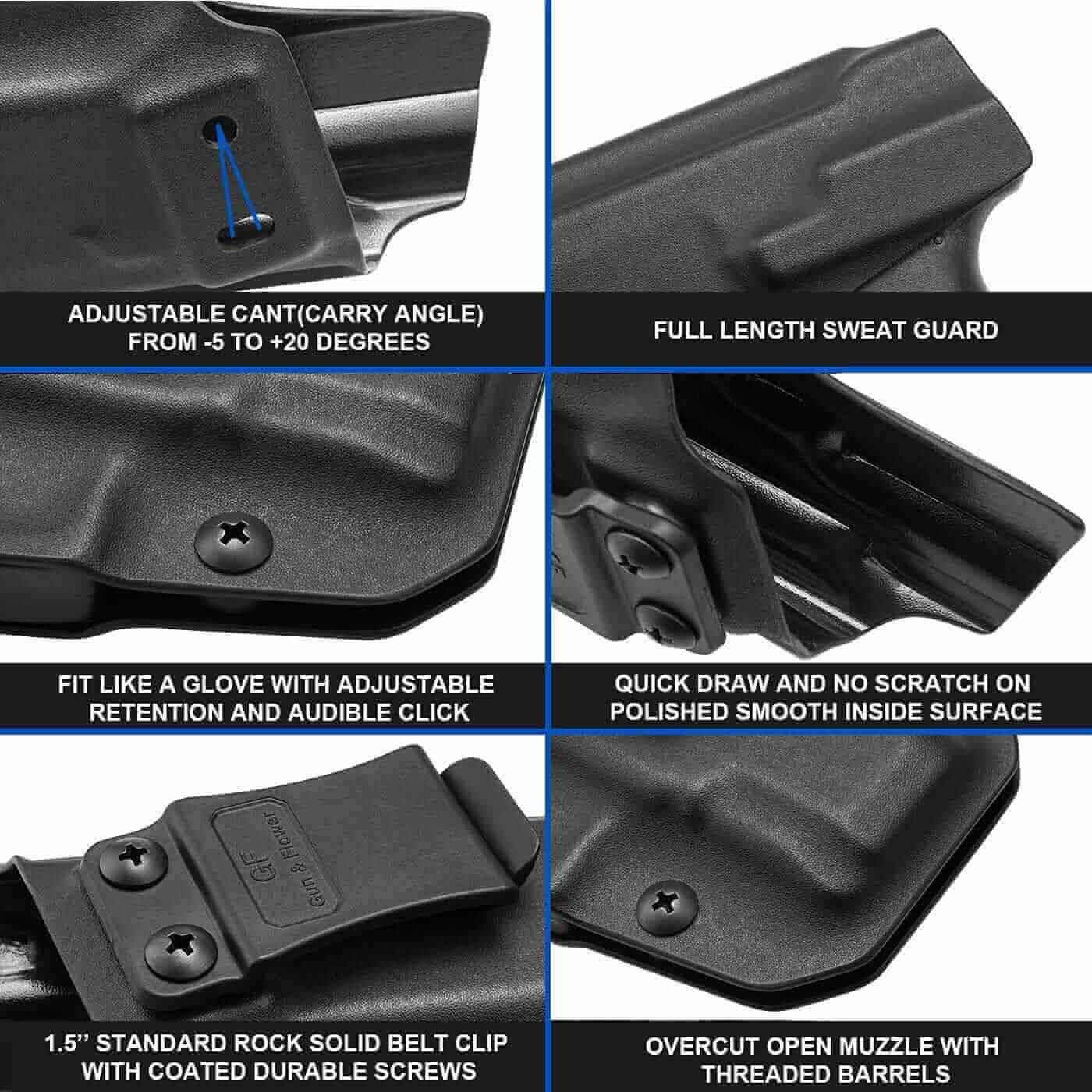 Sig Sauer P365 P365 SAS P365X P365.380 ACP IWB Kydex Holster | Gun & Flower
