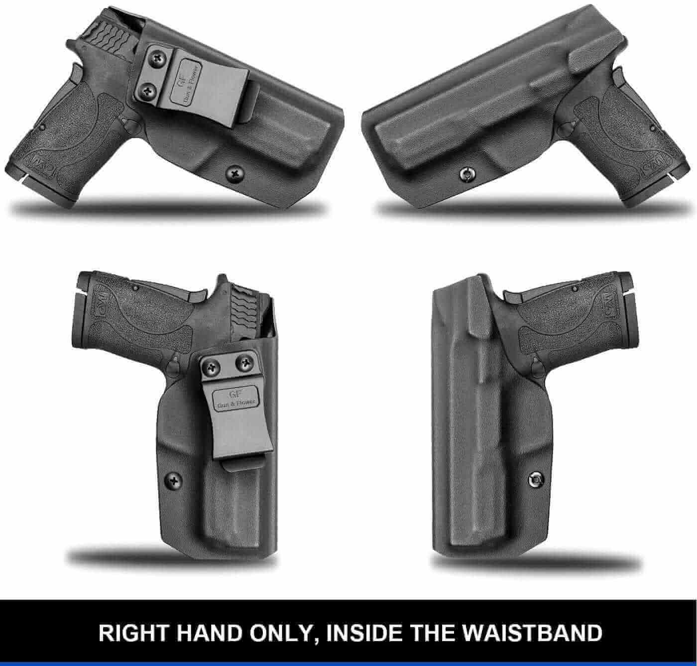Smith & Wesson M&P 380 Shield EZ IWB Kydex Holster | Gun & Flower - Polymerholster
