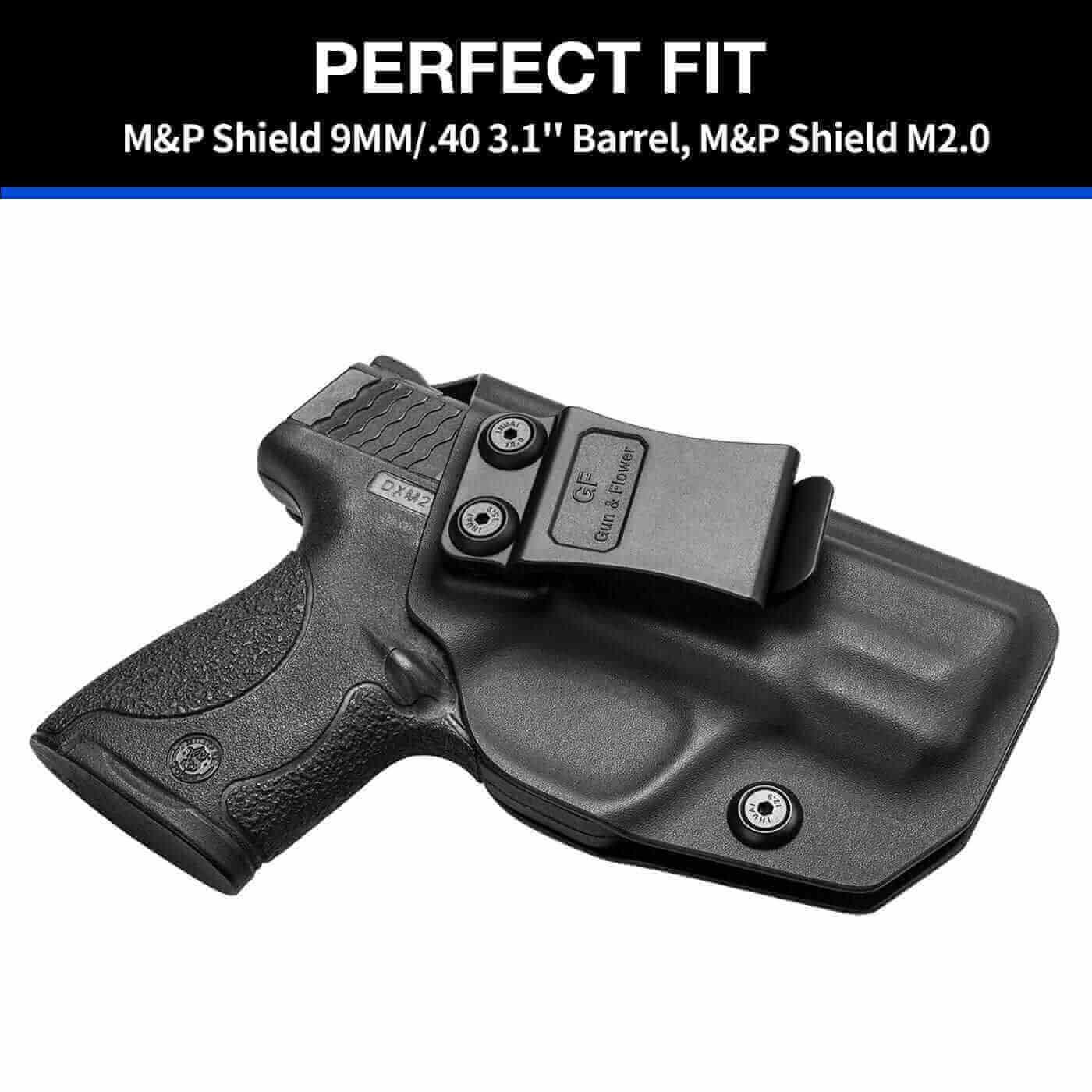 Smith & Wesson M&P Shield 9mm/.40 S&W 3.1" IWB Kydex Holster | Gun & Flower - Polymerholster