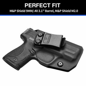 Smith & Wesson M&P Shield 9mm/.40 S&W 3.1" IWB Kydex Holster | Gun & Flower - Polymerholster