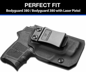 Smith & Wesson M&P Bodyguard 380 IWB Kydex Holster Inside Concealed Carry Holster  | Gun & Flower - Polymerholster