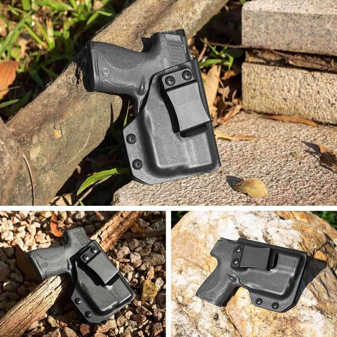 Smith & Wesson M&P Shield 9 / .40 IWB Kydex Light Bearing Holster With TLR-6 | Gun & Flower