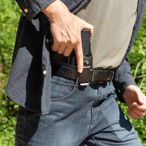 Smith & Wesson M&P Shield 9 / .40 IWB Kydex Light Bearing Holster With TLR-6 | Gun & Flower