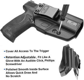 Smith & Wesson SD9 VE/SD40 VE IWB Polymer Holster | Gun & Flower - Polymerholster