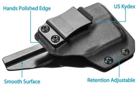 Glock 26/27/28/33 TLR-6 Kydex IWB Light Bearing Holster with Red Dot Sight Optics Cut | Gun & Flower