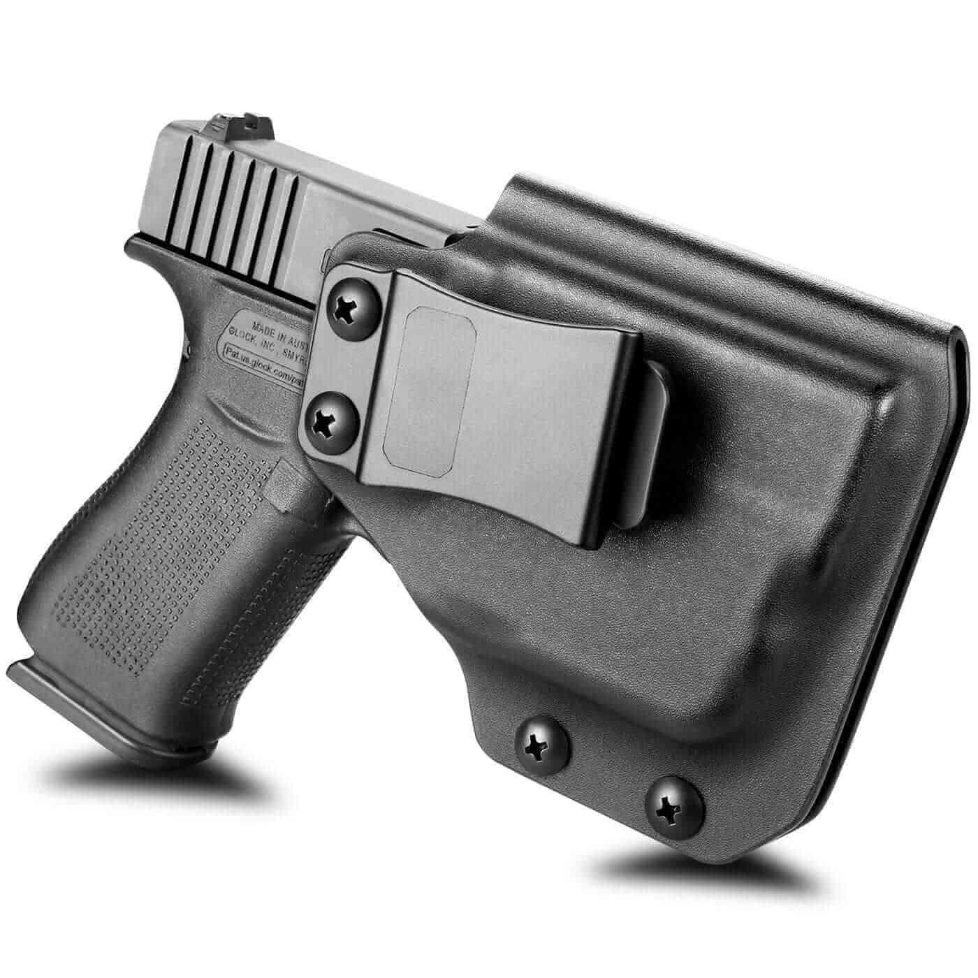 Glock 43/43X TLR-6 Kydex IWB Light Bearing Holster with Red Dot Sight Optics Cut, Right Hand | Gun & Flower - Polymerholster