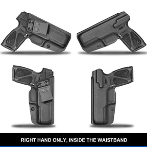 Taurus G3 Kydex IWB Holster Concealed Carry Holster for G3 Taurus Adjustable Cant & Retention Inside Waistband Taurus G3 Accessories | Gun & Flower - Polymerholster