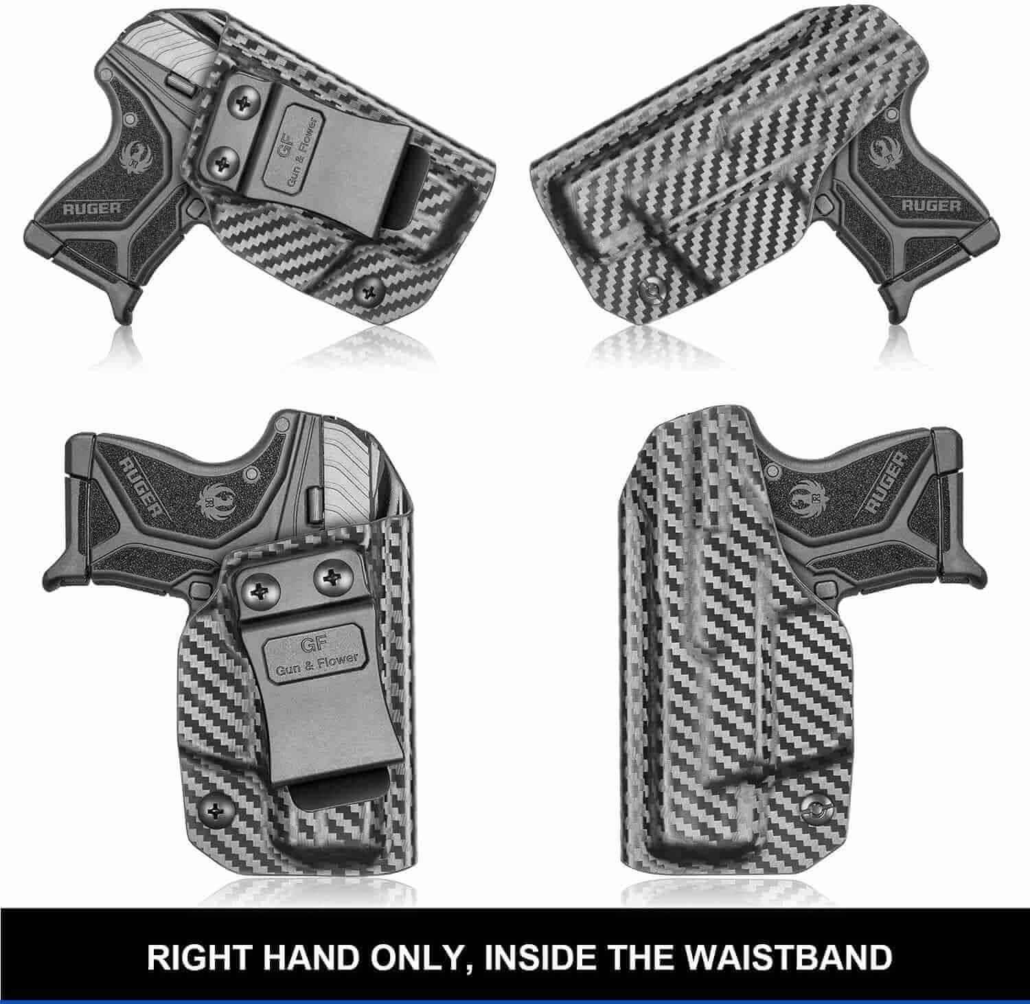 Ruger LCPII/LCP 2 Kydex IWB Carbon Fiber Holster | Gun & Flower