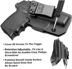 SCCY CPX1/CPX2 with No Rail Kydex IWB Holster | Gun & Flower