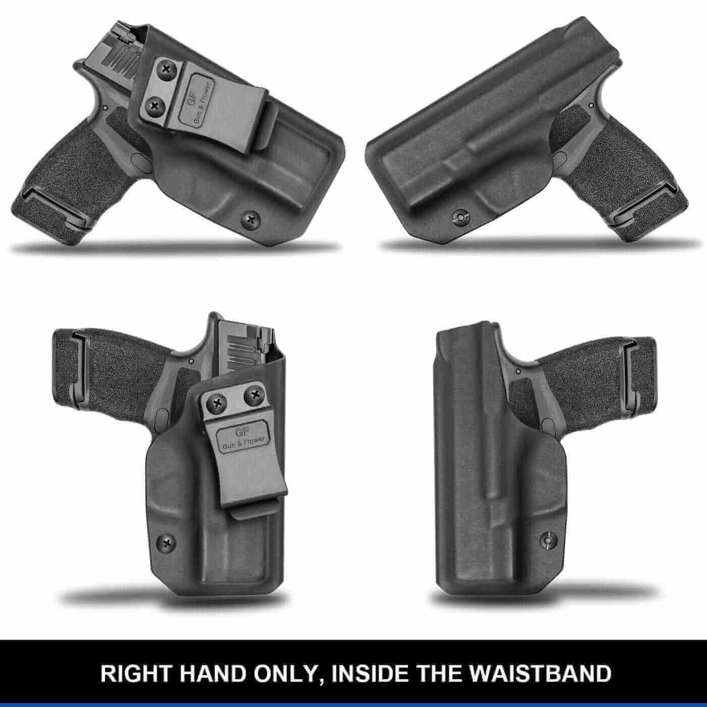 Springfield Armory Hellcat IWB Kydex Holster Compatible with Hellcat 3" Micro-Compact 9mm Pistol Accessories for Men Women | Gun & Flower - Polymerholster