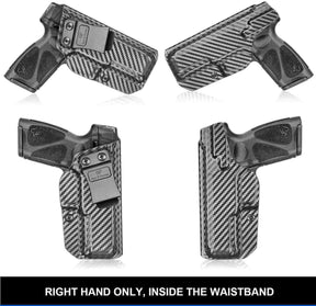 Taurus G3 Carbon Fiber IWB Kydex Holster Adjustable Cant & Retention Inside Waistband Taurus G3 Accessories | Gun & Flower - Polymerholster