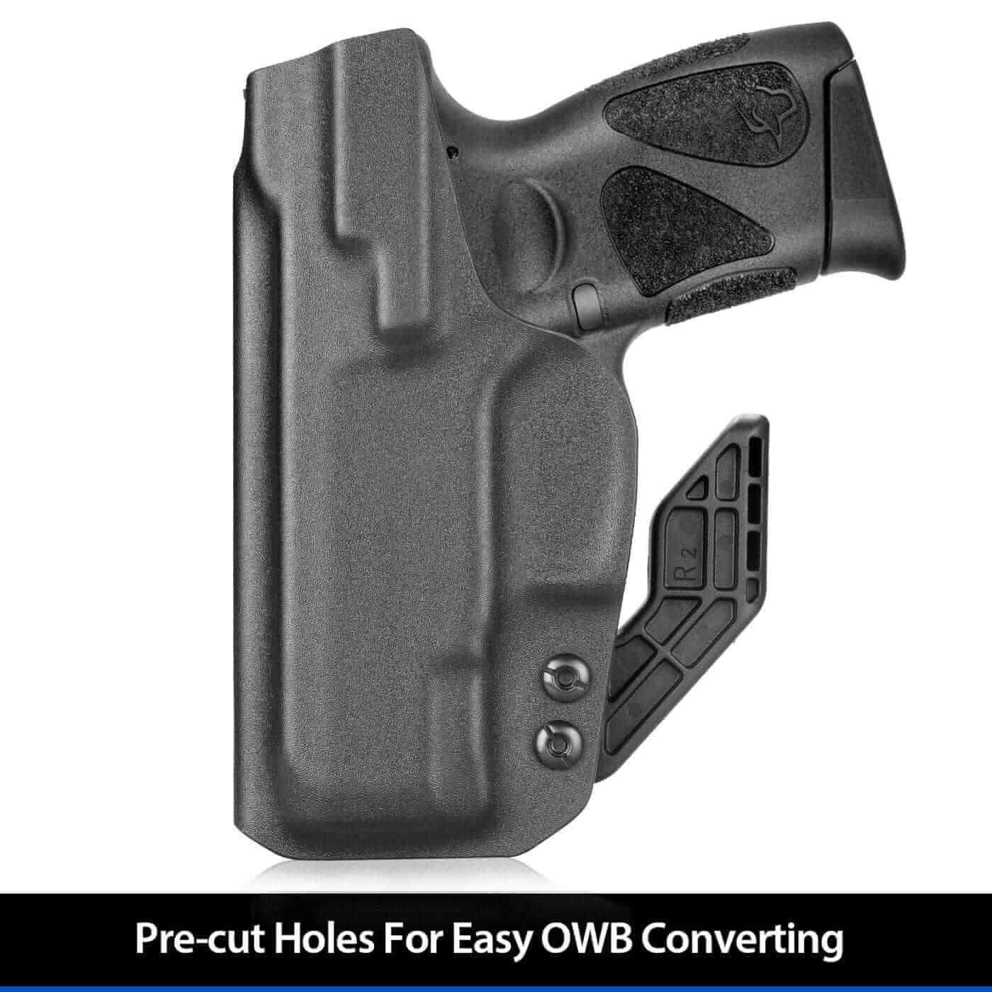 Taurus G2C Taurus G2S Taurus G3C Taurus PT111 Millennium G2 Taurus PT140 Millennium G2 Taurus TX 22 COMPACT  Kydex IWB Holster with Claw Wing Concealed Carry - Polymerholster