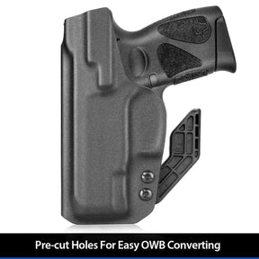 Taurus G2C Taurus G2S Taurus G3C Taurus PT111 Millennium G2 Taurus PT140 Millennium G2 Taurus TX 22 COMPACT  Kydex IWB Holster with Claw Wing Concealed Carry - Polymerholster