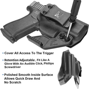 Glock 43/43X Kydex IWB Holster with Claw | Gun & Flower