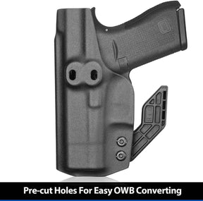 Glock 43/43X Kydex IWB Holster with Claw | Gun & Flower