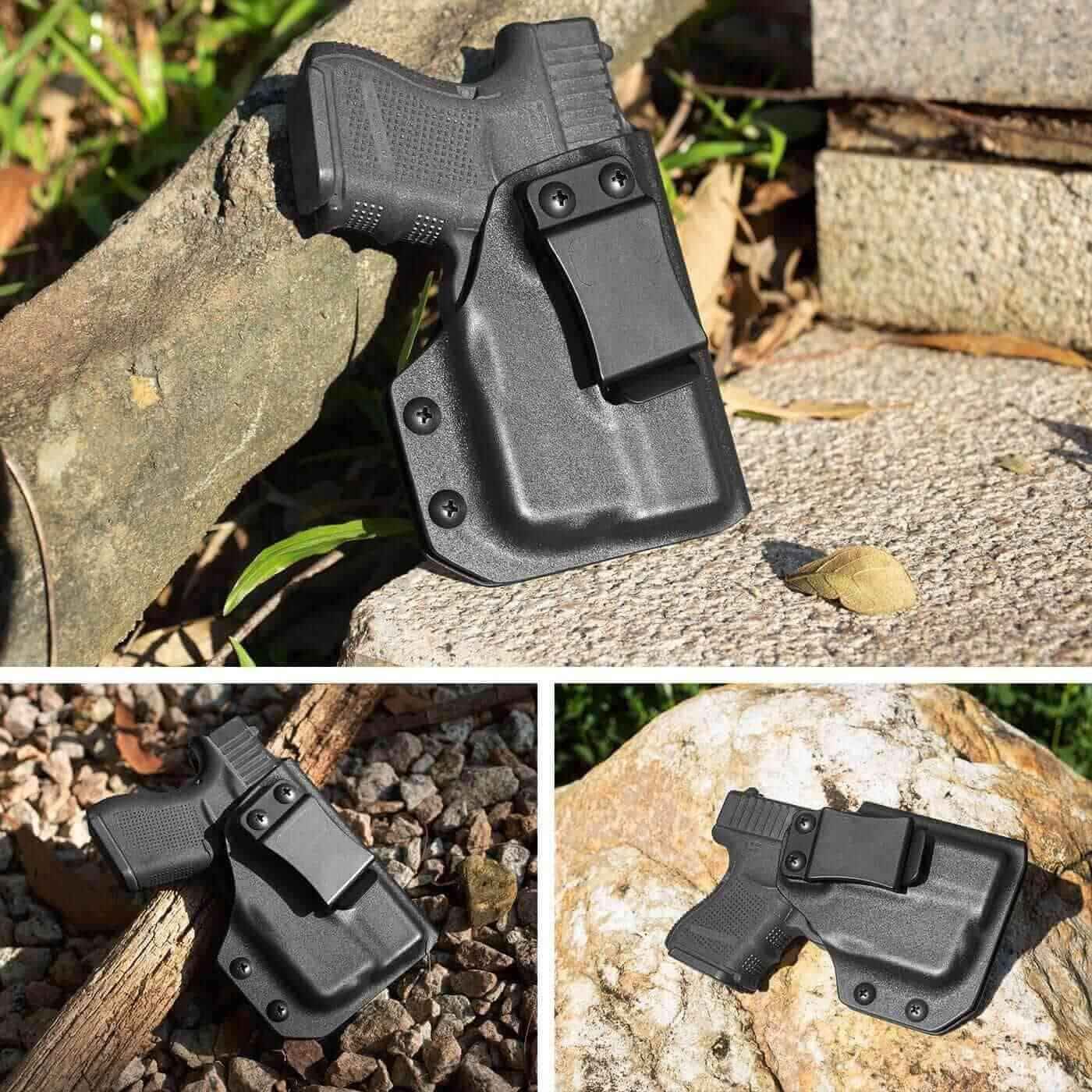 Glock 26/27/28/33 Kydex Light Bearing IWB Holster TLR-6 Trigger Guard | Gun & Flower