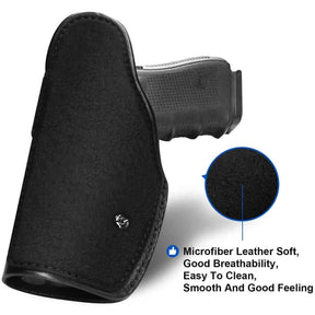 Full Grain Leather IWB Holsters for Most Handguns - Left & Right-Hand Compatible