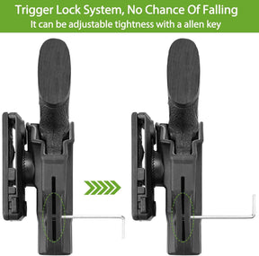 Smith & Wesson M&P Shield 9mm M2.0 OWB Fast Draw Polymer Holster | Gun & Flower - Polymerholster