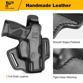 OWB Open Carry Leather Holsters For Taurus G2C G3C PT111 PT140 | Gun & Flower - Polymerholster