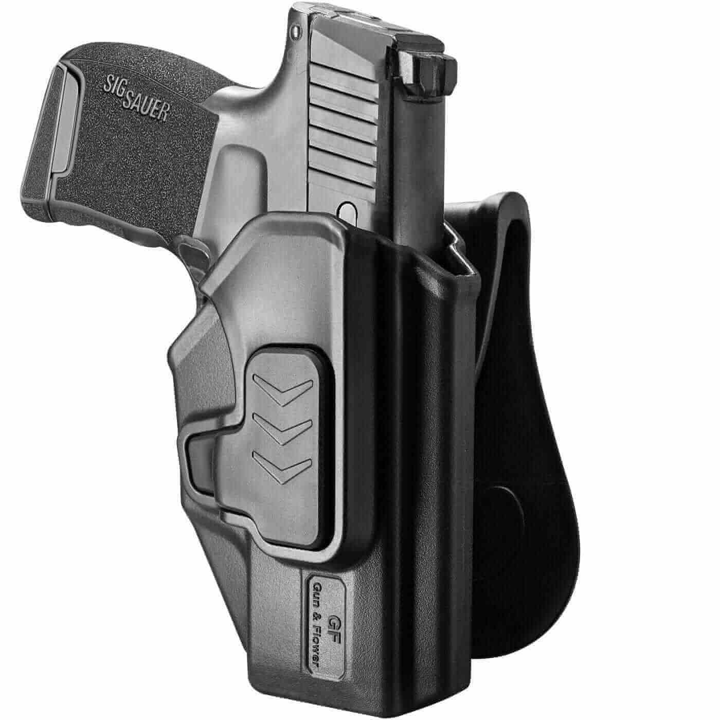 Sig Sauer P365 P365 SAS P365X P365.380 ACP OWB Paddle Polymer Holster | Gun & Flower - Polymerholster