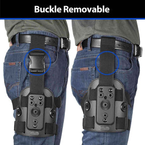 Drop Leg Platform for Holsters and Magazine Pouches | Adjustable Panel | Right/Left Hand Compatible