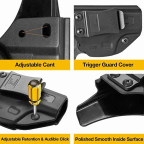 Ruger LC9 IWB Holster | Polymer Holster for LC9/LC9S/EC9/EC9S/LC380 | Gun & Flower