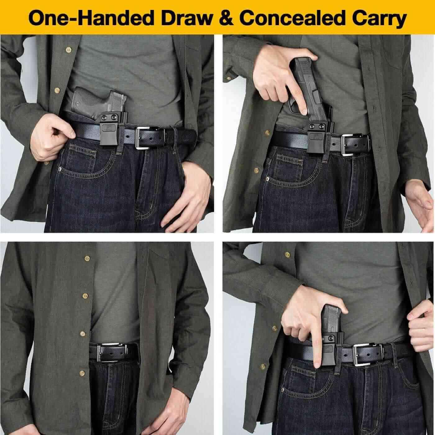 Ruger LC9 IWB Holster | Polymer Holster for LC9/LC9S/EC9/EC9S/LC380 | Gun & Flower