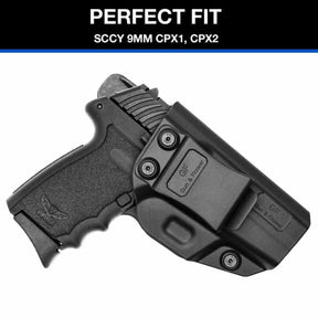 SCCY CPX1/CPX2 with No Rail Polymer IWB Holster | Gun & Flower - Polymerholster