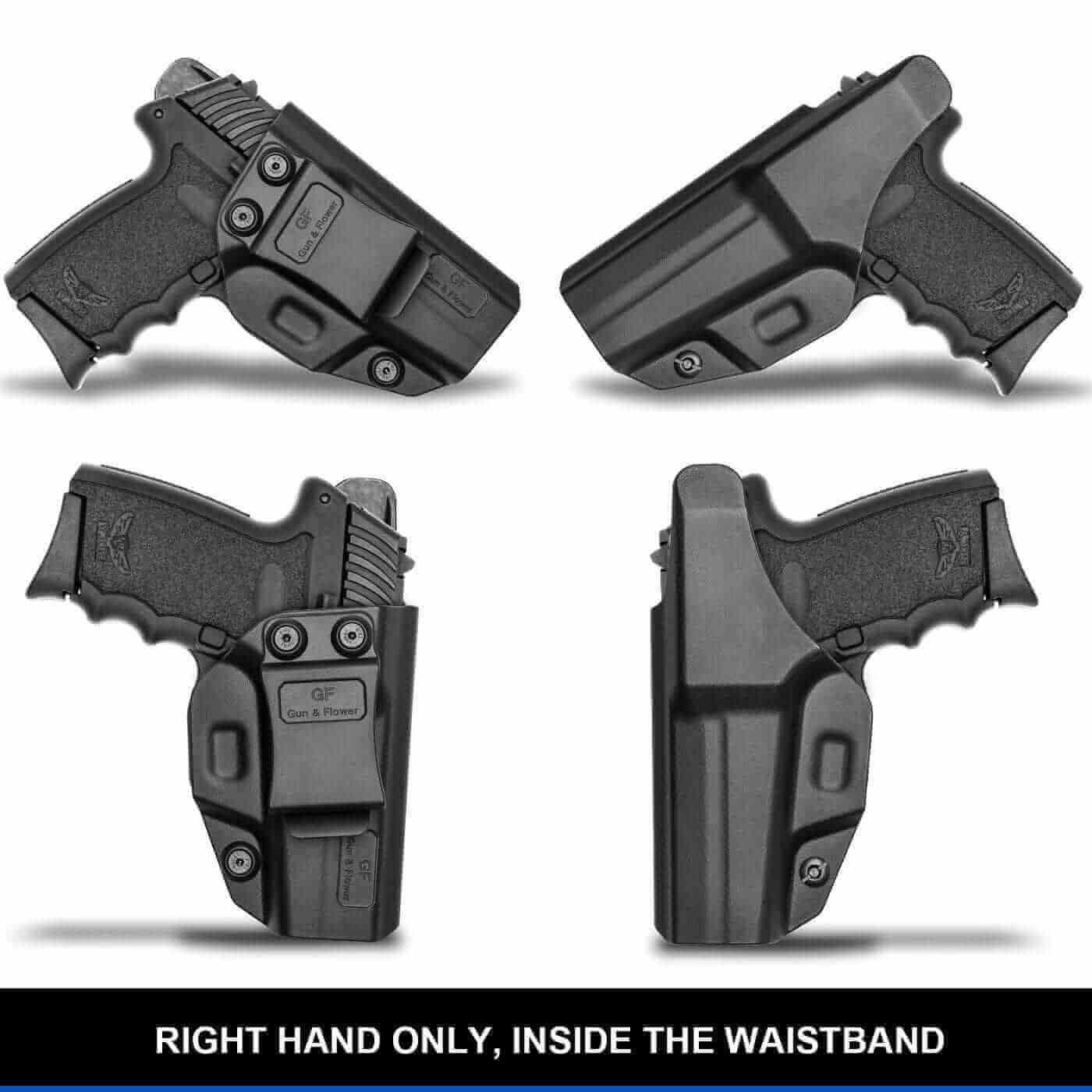 SCCY CPX1/CPX2 with No Rail Polymer IWB Holster | Gun & Flower - Polymerholster