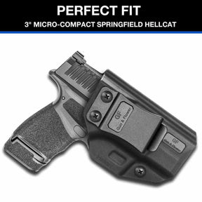 Springfield Armory Hellcat Polymer IWB Holster Compatible with Micro-Compact 9mm Pistol Accessories | Gun & Flower - Polymerholster
