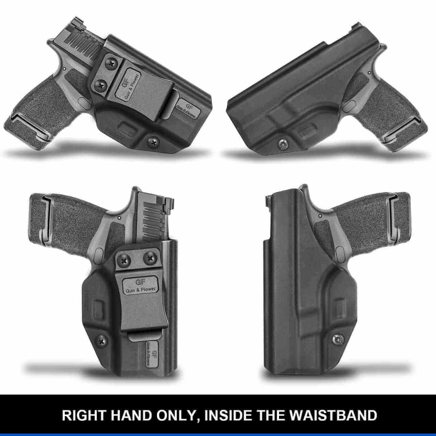 Springfield Armory Hellcat Polymer IWB Holster Compatible with Micro-Compact 9mm Pistol Accessories | Gun & Flower - Polymerholster