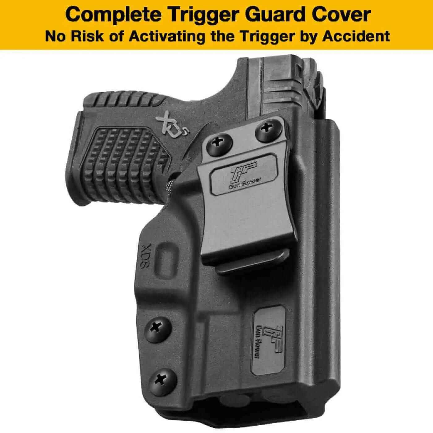 Springfield Armory XD-S Holster | 3.3" Barrel Polymer IWB with Trigger Guard