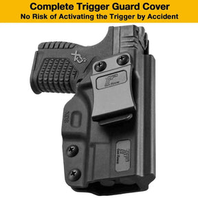 Springfield Armory XD-S Holster | 3.3" Barrel Polymer IWB with Trigger Guard