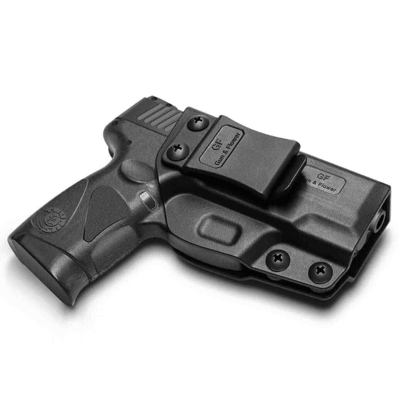 Taurus G3 & Taurus PT24/7 Polymer IWB Holster for Concealed Carry Adj. Cant & Retention | Inside Waistband  | Gun & Flower - Polymerholster