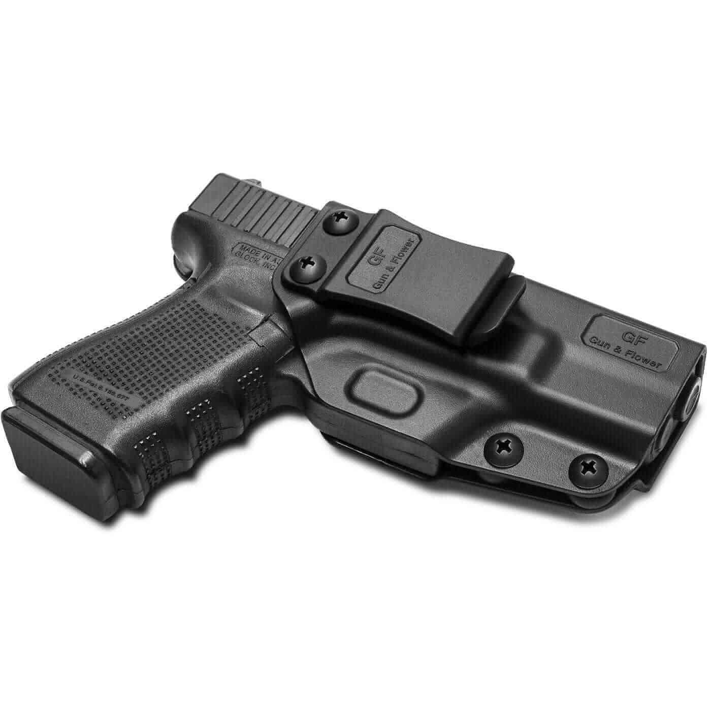 Glock G19 Gen3-5  G19X  G23 Gen3-4  G26 Gen3-5 G32 Gen3-4  G44  G45 Polymer IWB Holster , Right Hand | Gun & Flower - Polymerholster