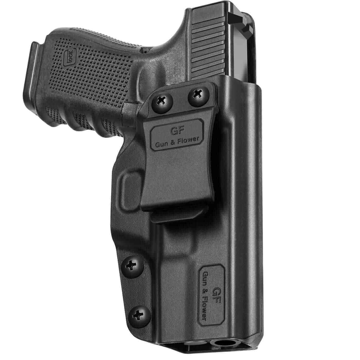 Glock G19 Gen3-5  G19X  G23 Gen3-4  G26 Gen3-5 G32 Gen3-4  G44  G45 Polymer IWB Holster , Right Hand | Gun & Flower - Polymerholster
