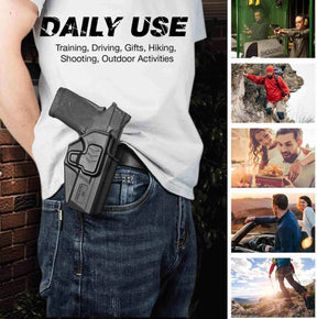M&P Shield EZ OWB Holster for Smith & Wesson M&P 9mm 380 Shield EZ | Gun & Flower