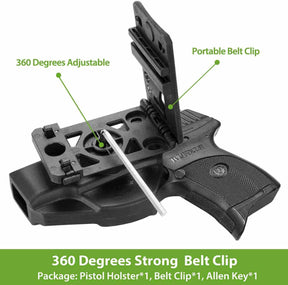 Ruger LC9/LC9S/LC380/EC9/EC9S Polymer OWB Holster with Belt Clip | Gun & Flower - Polymerholster