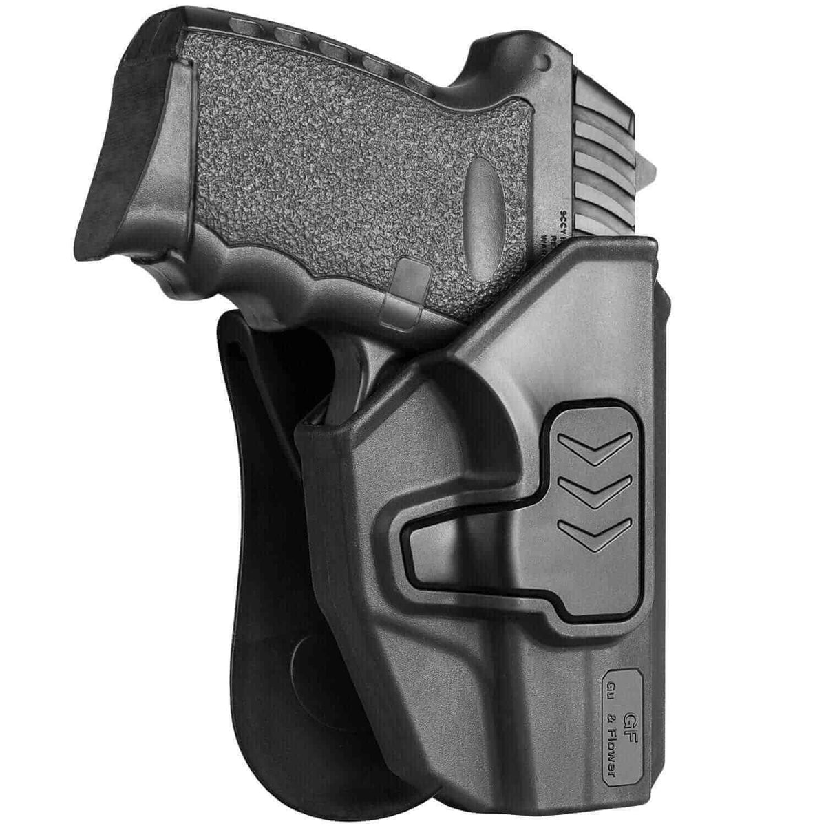 SCCY CPX1/CPX2 with No Rail Polymer OWB Paddle Holster - Polymerholster