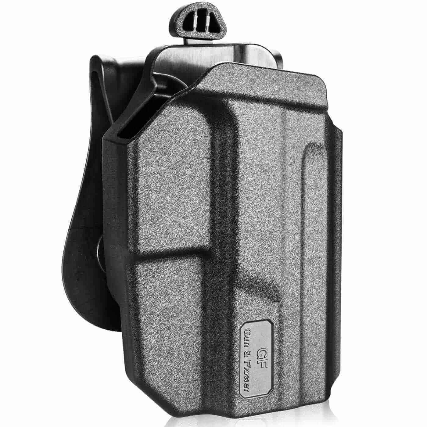 Smith and Wesson M&P 9/ SD9 VE Thumb Release Polymer OWB Paddle Holster | Gun & Flower