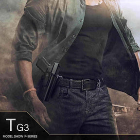 Taurus G3 OWB Polymer Holster with Belt Adapter Fit for Taurus G3 Pistol Level II Index Finger Release System | Gun & Flower