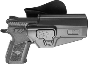 CZ P09 Holster, OWB Paddle Holster for CZ P-07/P-09/P-07 Duty/CZ Shadow 2 Compact. Outside Waistband Carry Holster, Index Finger Release System丨Adjustable Cant - Right Hand. - Polymerholster