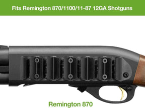Side Saddle Shotshell Carrier For Remington 870/1100/1187 12 Gauge 6Rd  | Gun & Flower - Polymerholster