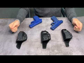 Glock G17 Gen3-5   G19 Gen3-5  G19X  G23 Gen3-4  G22 Gen3-4 G31 Gen3-4 G32 Gen3-4  G44  G45 IWB Polymer Holster with Claw Inside Waistband Concealed Carry Holster Cant Retention Adjustable , Right Hand | Gun & Flower